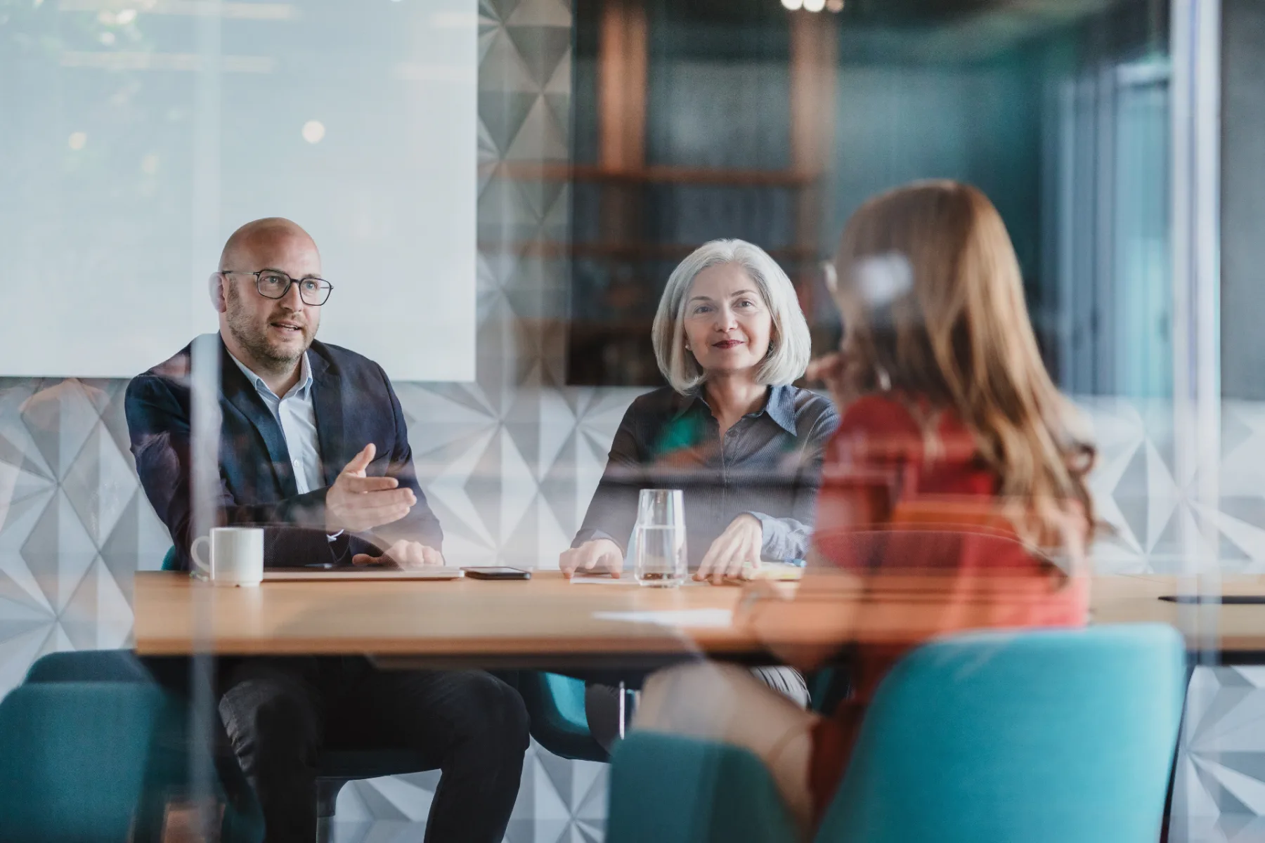 Workplace mediation conversation between two parties