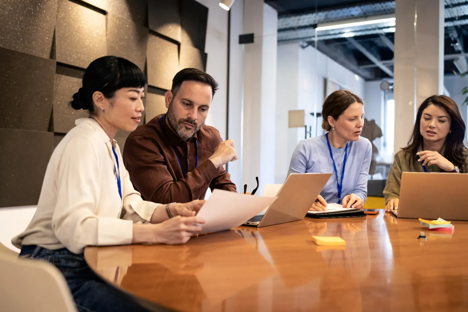 Executive team preparing for enterprise bargaining negotiations